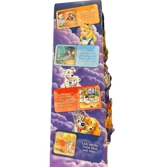 Disney Bedtime Stories: 12 Board Book Block Tower - Editors of Phoenix Inter... - Picture 3 of 4
